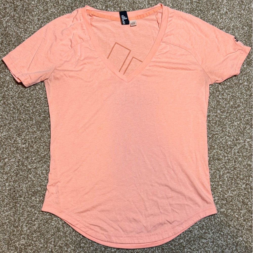 Adidas Coral V-Neck Tee